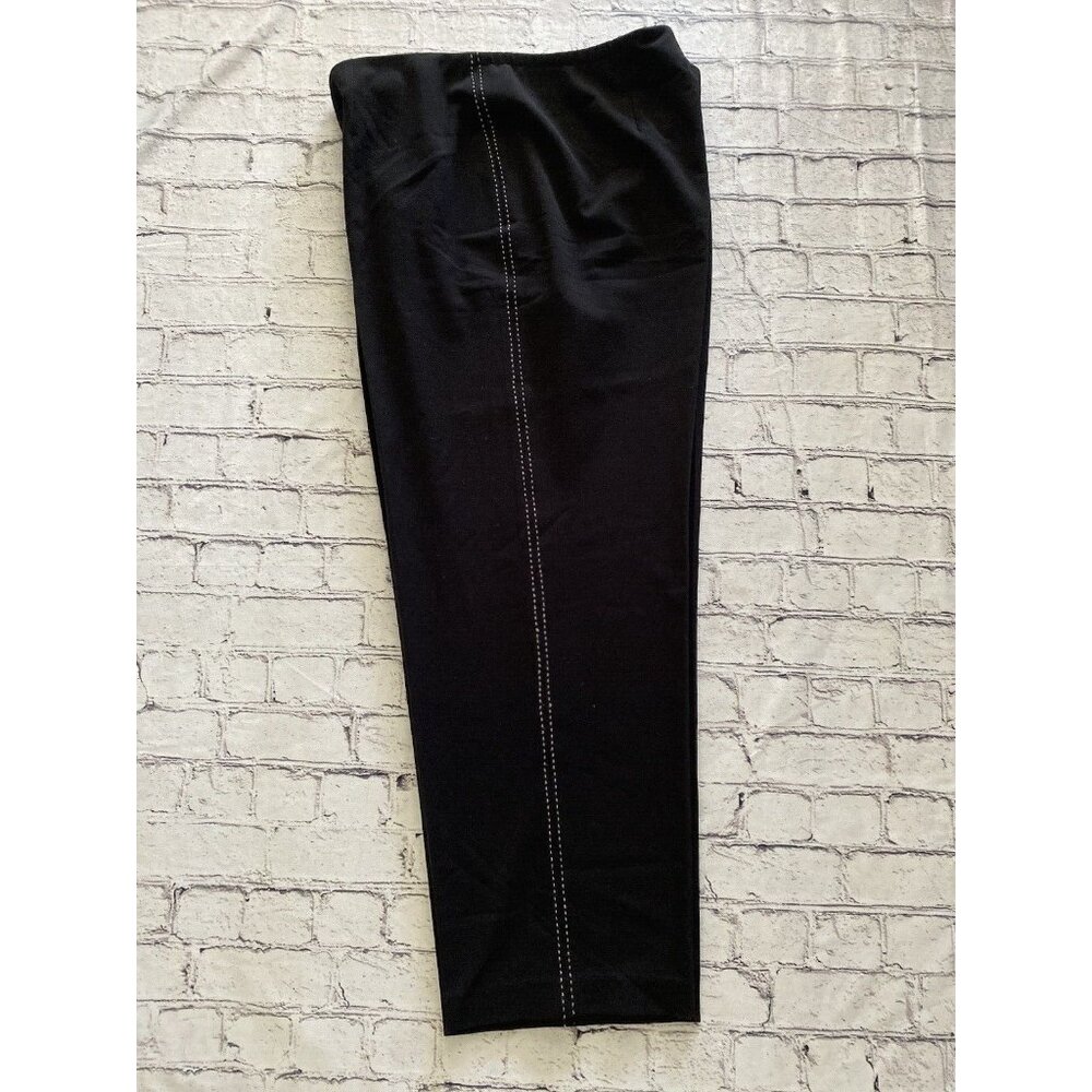 Grace Dane Lewis Woman Black White Stitching‎ Dress Pants SZ18W Spandex $98 NWOT - Picture 9 of 14